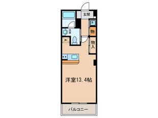 グレンパ－ク中島の物件間取画像